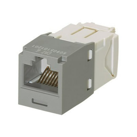Panduit CJ688TGIG Category-6 8-Wire TG-Style Jack Module, International Grey