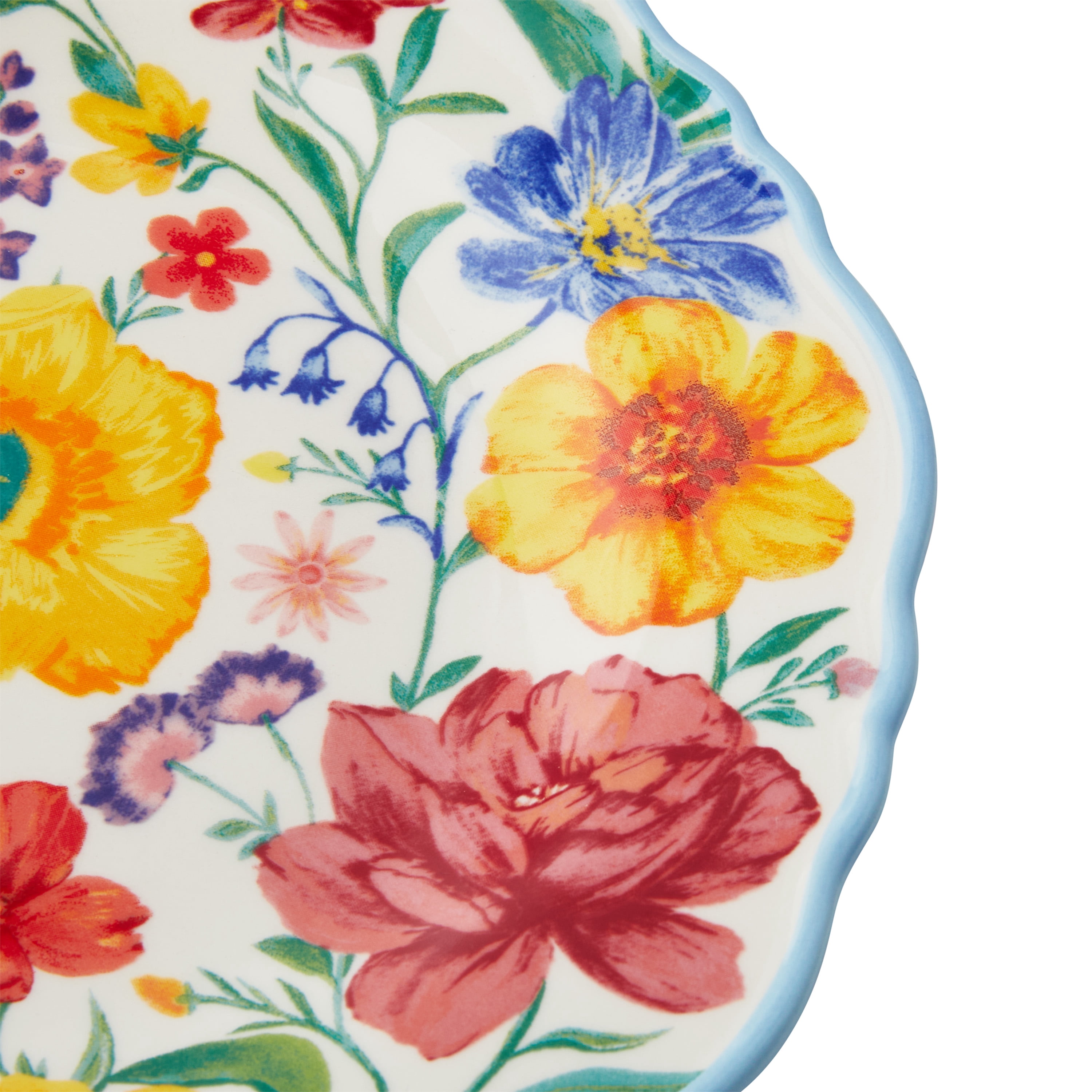 The Pioneer Woman Brilliant Blooms Stoneware Salad Plate