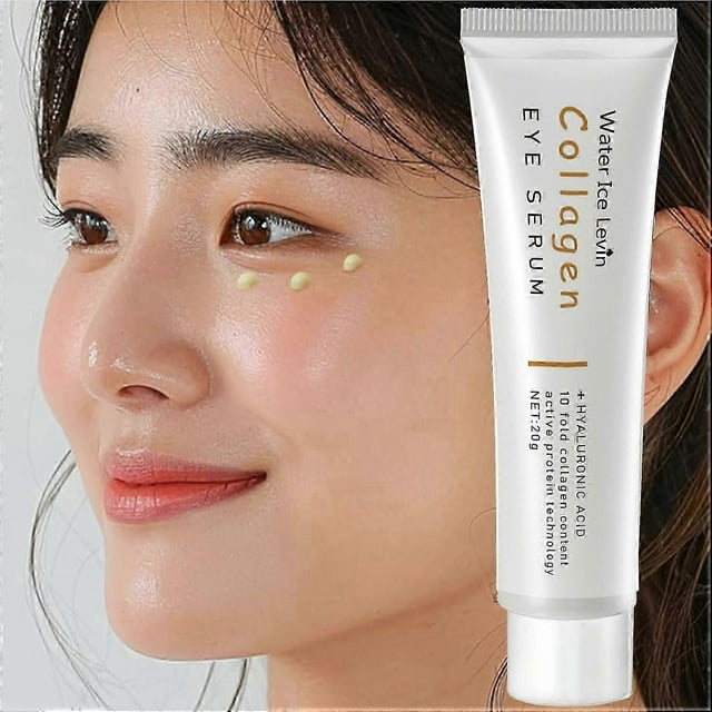 Collagen + Hyaluronic Acid + Caffeine Eye Serum - Anti-Aging, Hydrating & De-Puffing with Active Protein Technology, 20g