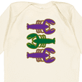 thumbnail image 4 of Inktastic Mardi Gras Celebration Funny Crawfish Boys or Girls Long Sleeve Baby Bodysuit, 4 of 5