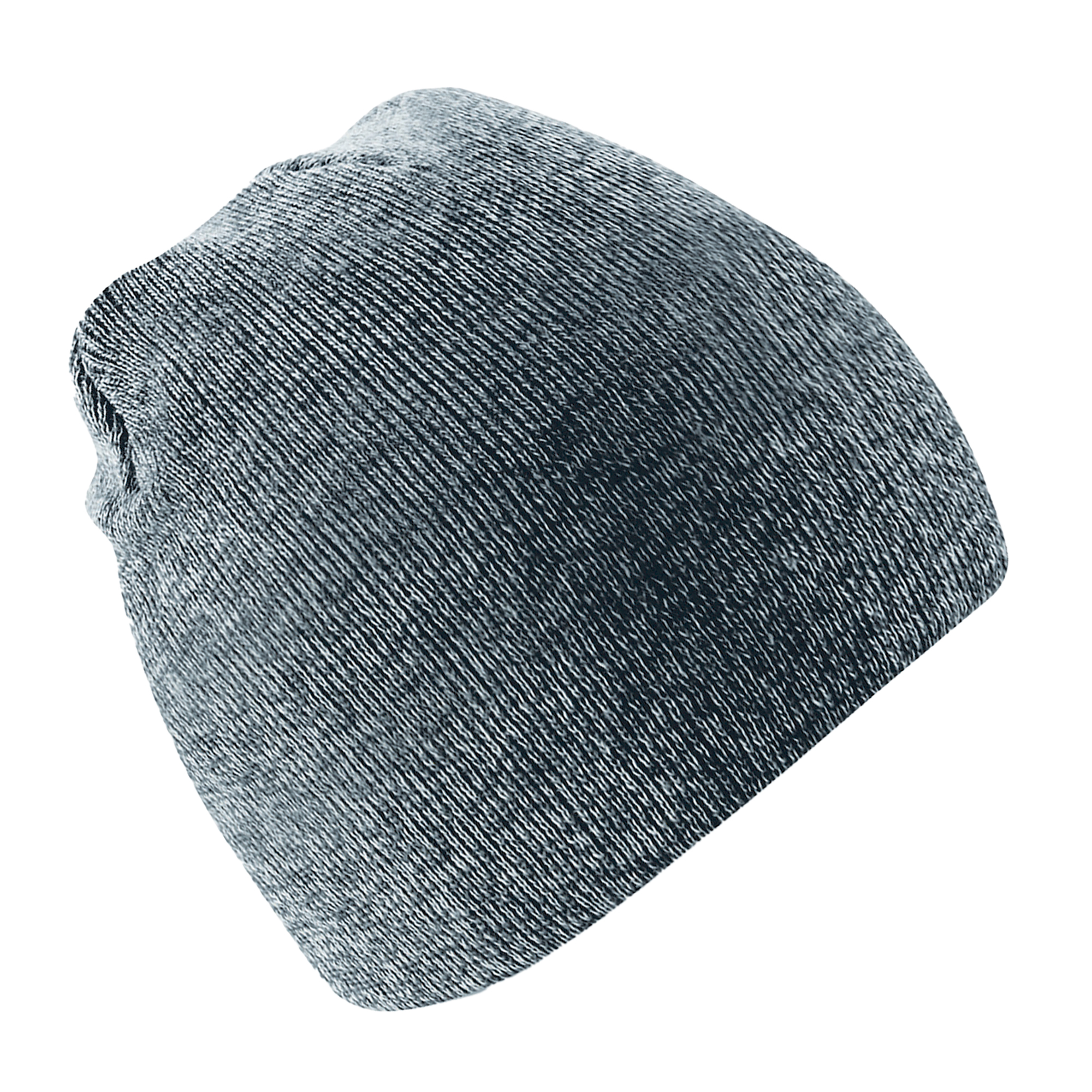 Beechfield Plain Basic Knitted Winter Beanie Hat - image 2 of 3