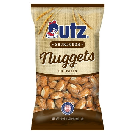 Utz Sourdough Nuggets Pretzels, 16 oz Bag