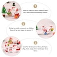 thumbnail image 6 of LOLIPPYY 10pcs Christmas Miniature Ornaments Santa Claus And Snowman Resin Doll Crafts, 6 of 7