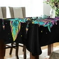 thumbnail image 3 of JSTEL Rainbow Dreamcatcher Boho Table Cloth Square 54 x 54 Inch Tablecloth Anti Wrinkle Table Cover for Dining Kitchen Parties, 3 of 6