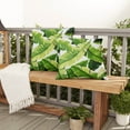 thumbnail image 4 of Sunbrella Green Indoor/ Outdoor Pillow Set (Set of 2) 16 in x 16 in, 4 of 5