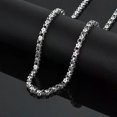 thumbnail image 5 of Stainless Steel Gold Chain For Women 5mm Gold Color Flower Box Chain Punk Collar Necklace Golden Jewelry collier or, 5 of 5