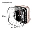 thumbnail image 2 of Etui Étanche Compatible avec Protecteur d'Écran en Verre Trempé, pour iWatch S8 Protection Bumper Case, 2 of 5