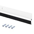 thumbnail image 1 of Door Bottom Sweep White h-Shape Aluminum Alloy Holder w 0.79-inch PP Nylon Soft Brush, 1000mm x 42mm(Approx 39.37-inch x 1.65-inch), 1 of 1