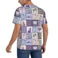 thumbnail image 2 of Rateoe Lavender Flowers Pattern Men’s Baseball Short Sleeve Polo Shirt, Midweight Men's Shirt Golf Shirt Polo Shirts Quick Dry Short-3X-Large, 2 of 7