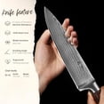 thumbnail image 4 of Wakoli 8-inch Damascus Chef Knife - 67-Layer VG10 Core Steel, Razor Sharp Professional Kitchen Knife with Ergonomic Pakkawood Handle, for Slicing, Dicing & All Cooking Tasks - Gift Box (EDIB), 4 of 4