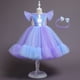 thumbnail image 1 of Vestido infantil, vestido de lentejuelas para niña de las flores, vestido de pasarela para boda, ropa de actuación, vestido de princesa hinchado de gasa para niña, 1 of 5