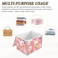 thumbnail image 7 of 16.5x12.6x11.8in Foldable Flip-Top Storage Bin, Dustproof Magic Tape Closure, Ideal for Home & Toy Organization，Cute Easter Bunnies, 7 of 7