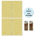 thumbnail image 5 of Cheers.US 274Pcs Kitchen Spice Jar Labels Preprinted. Minimalist Black Text on Square White Label, Water Resistant Spice Labels Sticker. Seasoning, Herb & Spice Rack Organization&nbsp;, 5 of 7