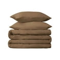 thumbnail image 2 of Superior Egyptian Cotton 530 Thread Count Duvet Cover Set, Full/Queen, Taupe, 2 of 7
