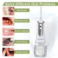thumbnail image 3 of Irrigador bucal portátil Suyoo 350 ml 3 modos 5 boquillas USB, 3 of 5