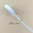 thumbnail image 5 of Eyelet Lace Trim Cotton White Lace Ribbon Embroidery Trim for Sewing Craft Fabric for Home Decor Supply,Width 0.59 inch, 5 of 5