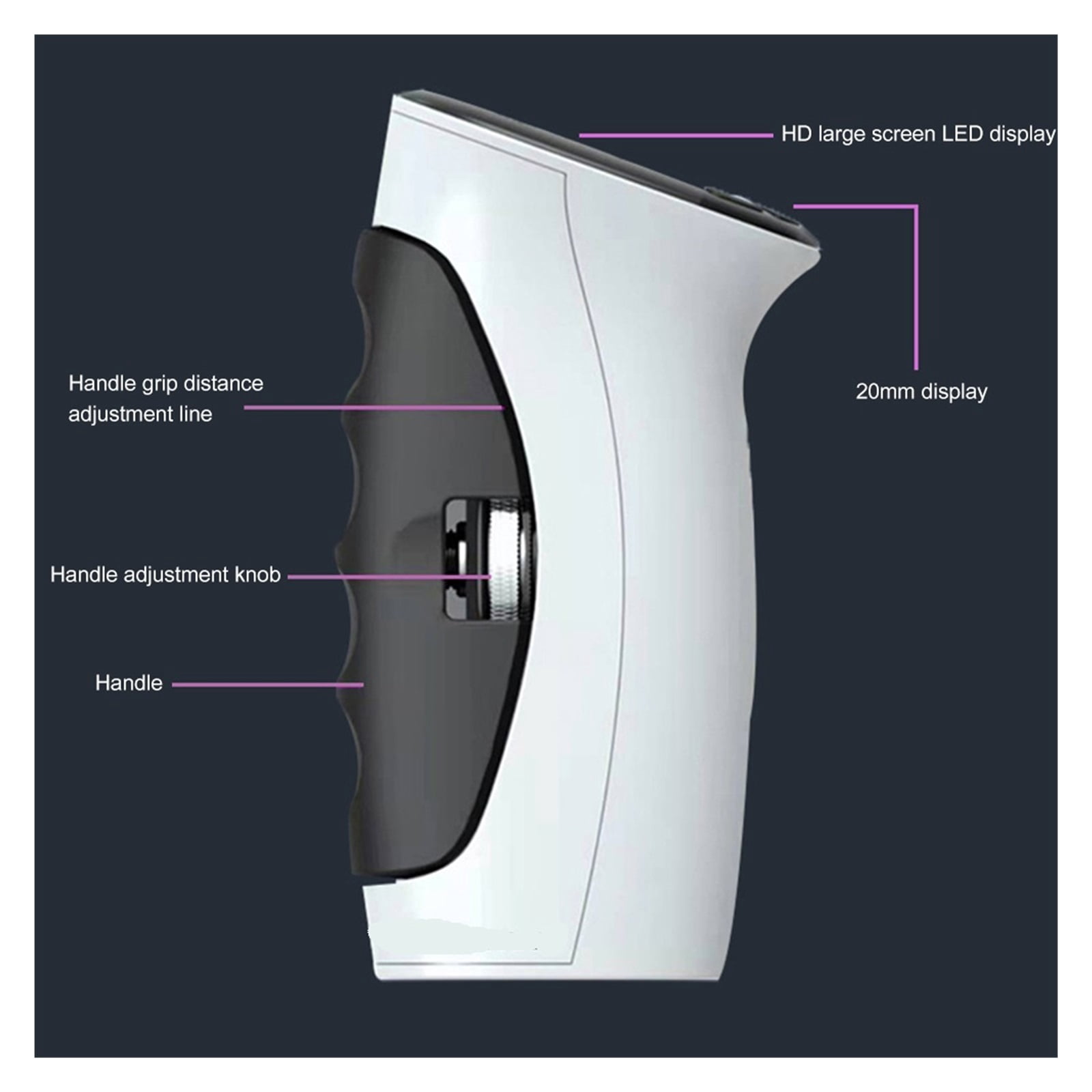 LED Digital Electronic Hand Grip Power Strength Trainer Tester Hand Dynamometer Professional ,Accurate Measurement