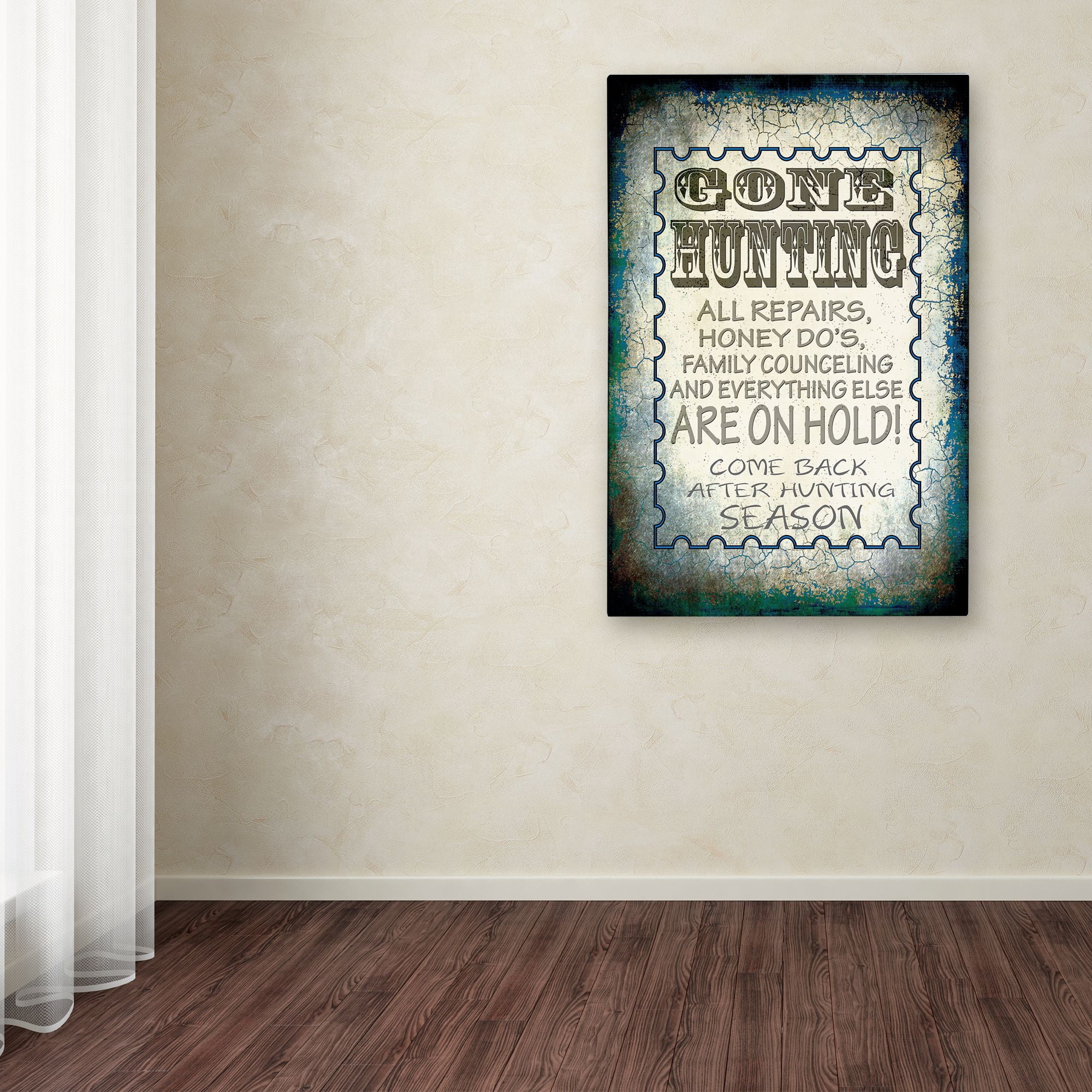 Trademark Fine Art 'Gone Hunting' Canvas Art by LightBoxJournal