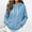 Light Blue, variant on Women Full Zip Up Hoodie Sweatshirt Sevevn Drawstring Hood Kangaroo Pockets Soft Fleece Casual Top for Daily Loungewear Sports Street Wear