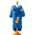 thumbnail image 6 of Luxury Faux Lambswool Dog Jacket - Traction Ring, Four-Legs, Thickened Winter Jumpsuit, 6 of 8