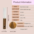 thumbnail image 3 of CMrtew Motion Sensor Night Light, Rechargeable Battery Powered Body Sensor Nightlight Auto on/Off, Wooden Stick-on Magnetic Wall Sconce Decor Indoor Light Dimmable for Cabinet, Stair, Hallway, 3 of 9
