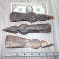 thumbnail image 3 of 3 Stone Ornamental Tomahawk Heads #6663    Agate Jasper Ax Axe Hatchet, 3 of 5