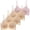 E, variant on Hontri Women's Bra Set 4-Piece Sheer Mesh Seamless Bralette Supportive Anti-Sagging Sleep Bra - A/B/C/D/E/F/G/H/I/J/K/L/M/N/O/P/Q/R/S/T/U/V/W/X/Y/Z - M/L/XL/XXL/XXXL/XXXXL (E | M)