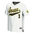 thumbnail image 2 of Youth GameDay Greats #1 White Iowa Hawkeyes Baseball Lightweight Fashion Jersey, 2 of 4