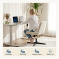 thumbnail image 5 of JOINSUN Armless Office Chair, Adjustable Height, Comfortable Design, Enhance Your Home Workstation Experience, Linen - Beige, 5 of 6
