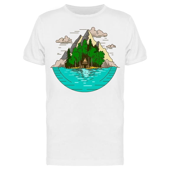 Lakeview Camping Island Tee Men's -Image by Shutterstock