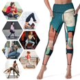 thumbnail image 5 of Desert Moon Night Cactus Leggings Jogger Pants Women's Tights Womens Leggings, 5 of 6