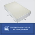 thumbnail image 6 of Sealy Waterproof Mattress Pad with Organic Cotton Top, Crib / Toddler Bed, 52" L x 28" W, .03 lb., 6 of 10