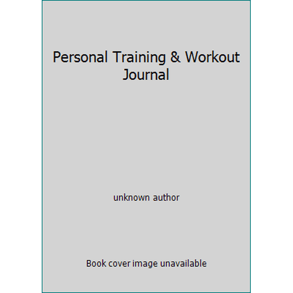 Pre-Owned Personal Training & Workout Journal 2023 Fitness Planner Large Black (Unknown) 1743677871 9781743677872