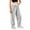Silver, variant on Girls Boys Sequin Jogger Pants Sparkle High Waist Kids Glitter Dancewear Trousers with Pockets