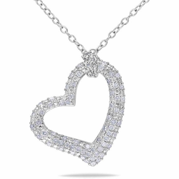 Everly Women's Diamond and Diamond Sterling Silver Necklace