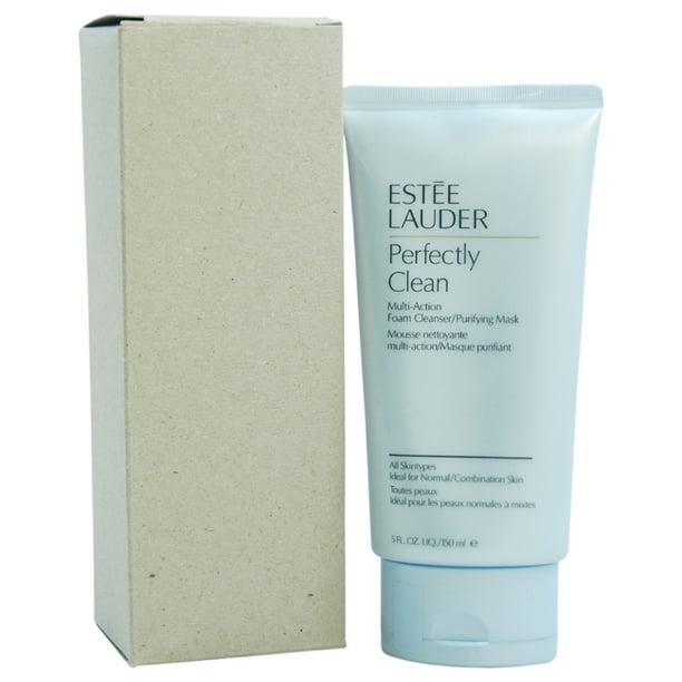 Estee Lauder Perfectly Clean MultiAction Foam Cleanser/Purifying Mask All Skin Types by
