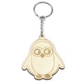 thumbnail image 1 of Fancy Key Ring Dibujos animados de animales Clave Colgante en blanco Artesanía de madera Accesorios Fiesta Favors Favors Gift creativo para bolsa de mochila 20 paquetes Advancent HA012731-00, 1 of 7