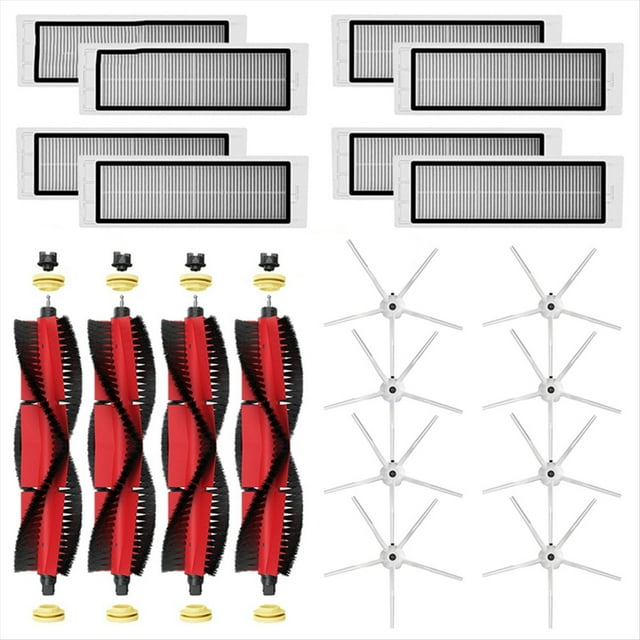 Juego de filtros HEPA para el cepillo lateral principal para S6 Pure, S6 E4, S4 Max, S6 MaxV, S5, S5 Max, S4, E2, E3, E5, E20, E25 y E35.
