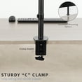 thumbnail image 6 of VIVO Quad Heavy Duty 13" to 24" Monitor Desk Mount | 3 + 1 Stand Holds 4 Screens, 6 of 8