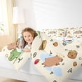 thumbnail image 3 of Erosebridal Brown Cartoon Capybaras Twin Comforter Sets,Funny Mouse Rodent Bedding Set For Capybara Lovers Reversible 2 Pieces, 3 of 7