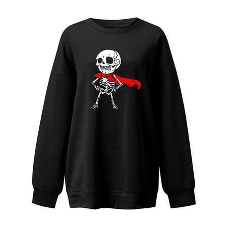 

Juebong Women s Cat Print Sweatshirts Top Cover the Butt Funny Workout Pullover Sweater Tops Cute Teens Tee Tops Casual Vacation Shirt Comfy Soft Mom Sweaters