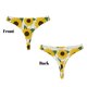 thumbnail image 3 of Balery Sunflowers Tangas de Algodón para Mujer con Estampado – Ropa Interior Sexy, Transpirable, G-string-X-Small, 3 of 6