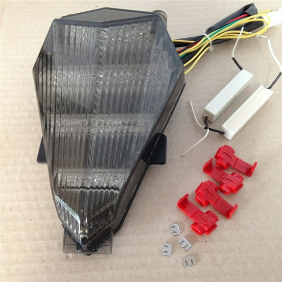 HTT Motorcycle Smoke Led Tail Light For 2006 2007 2008 2009 2010 2011 2012 2013 Yamaha Yzf R6 Yzf-R6