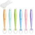thumbnail image 1 of Cucharas Suaves de Silicona PandaEar Azules, sin BPA, para Entrenamiento de Alimentación de Bebés y, 1 of 3