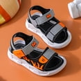 thumbnail image 2 of asdoklhq Boy's Shoes,Toddler Baby Boys Flame Pattern Casual Breathable Kids Cool Non-slip Sandals, 2 of 5