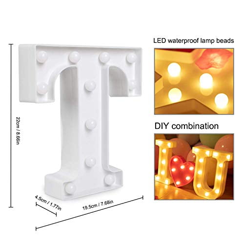 Buy Brightown Decorative LED Marquee Letter Lights 26 Alphabet Light Up