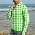 thumbnail image 7 of Mens UPF 50+ Fishing Hoodie Long Sleeve UV Sun Protection Thumb Holes Hoodie for Athletic Running Gym Workout, 7 of 7