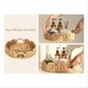 thumbnail image 3 of Scalloped Edge Round Tray, Round Serving Tray with Built-in Handles, 3 of 5