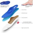 TELOLY Walkomfy Plantar Fasciitis Pain Relief Orthotics Flat Feet Arch Support Insoles Shoe