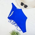 thumbnail image 6 of Lopeceal Sexy Women’s One Piece Swimsuit Cutout Lace Up One Shoulder Bathing Suit, 6 of 8